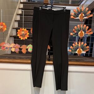 J Crew Edie Classic Black Trousers